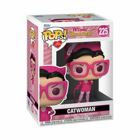 NEW SEALED 2021 Funko Pop Figure DC Bombshells Catwoman Breast Cancer Awareness