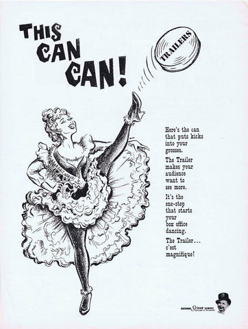 Can Can 1960 ORIGINAL Vintage 9x12 Industry Ad Frank Sinatra Shirley Maclaine