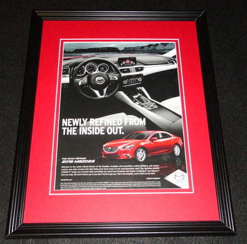 2016 Mazda M6 Framed 11x14 ORIGINAL Advertisement