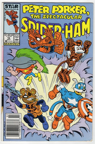 Peter Porker Spider-Ham #16 ORIGINAL Vintage 1987 Marvel Comics 