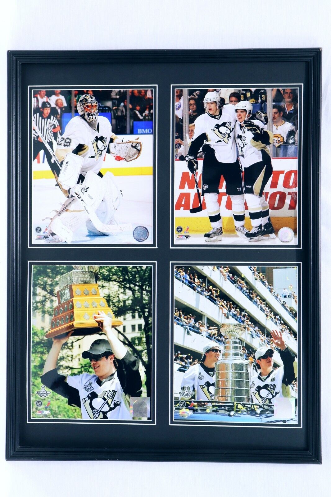 2009 Pittsburgh Penguins Stanley Cup Framed 18x24 Photo Collage Crosby Malkin