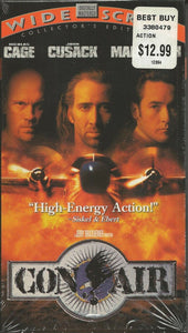 Con Air VINTAGE VHS Cassette Nicolas Cage John Cusack