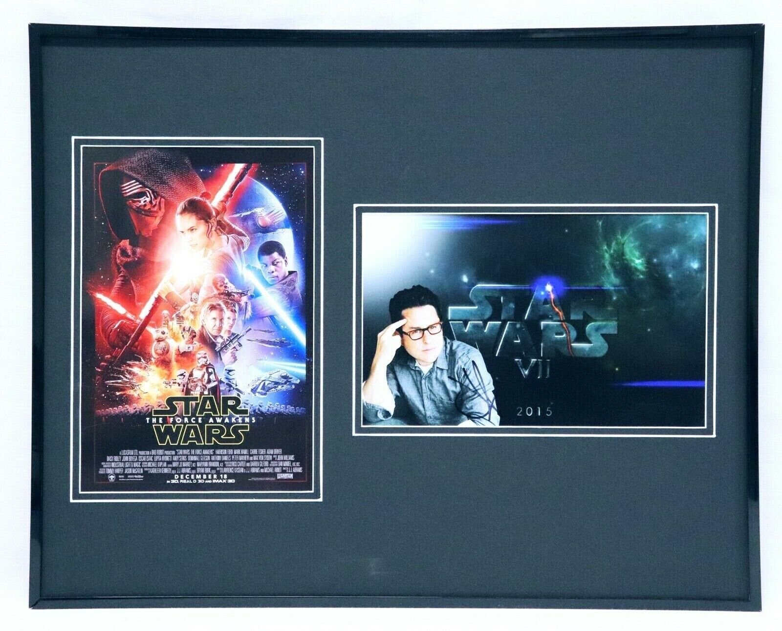 JJ Abrams Signed Framed 16x20 Photo Display AW Star Wars Force Awakens 