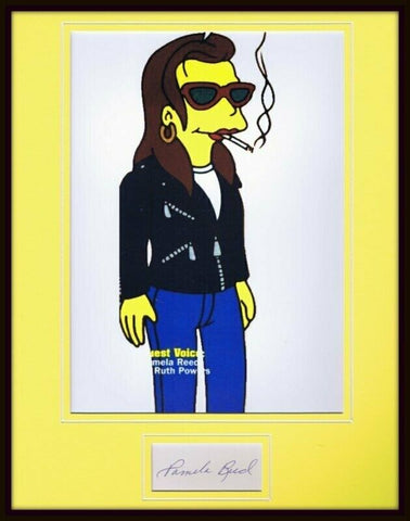 Pamela Reed Signed Framed 11x14 Photo Display Simpsons Ruth Powers