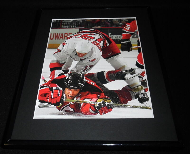 Rod Brind'Amour vs Scott Stevens Framed 11x14 Photo Display Hurricanes Devils