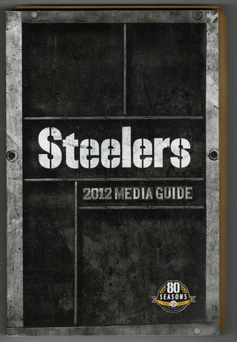 2012 Pittsburgh Steelers Media Guide David Decastro Rookie Season