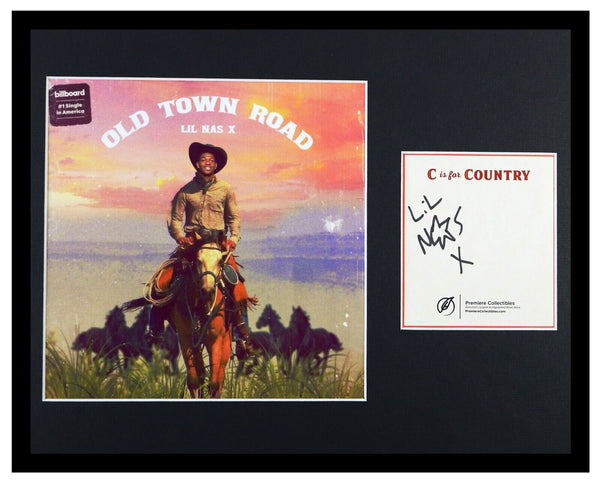 Lil Nas X Signed Framed 11x14 Old Town Road Poster Display PREMIERE