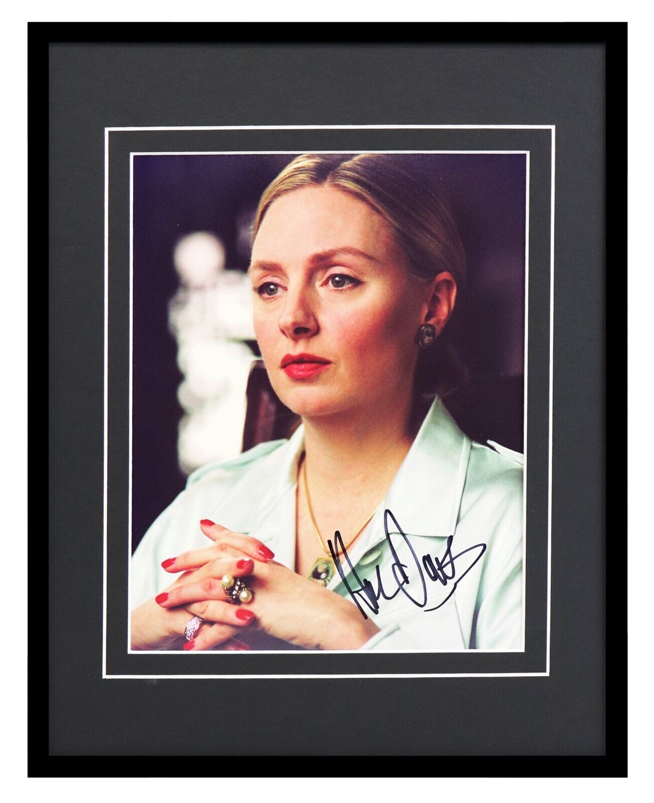 Hope Davis Signed Framed 11x14 Photo Display 