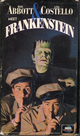 Abbott and Costello Meet Frankenstein VINTAGE VHS Cassette