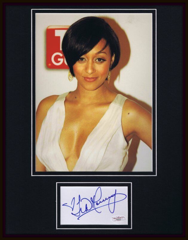 Tia Mowry Signed Framed 11x14 Photo Display JSA The Game Sister Sister