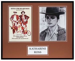 Katharine Ross Signed Framed 16x20 Photo Set Butch Cassidy