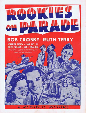 1941 Rookies on Parade ORIGINAL Vintage 9x12 Industry Ad Bob Crosby Ruth Terry