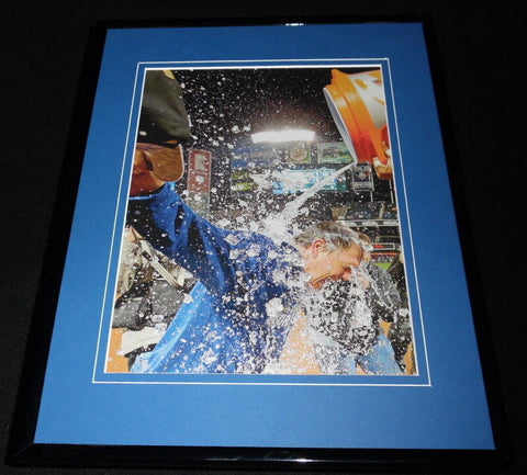 Ned Yost 2015 World Series Framed 11x14 Photo Display Royals