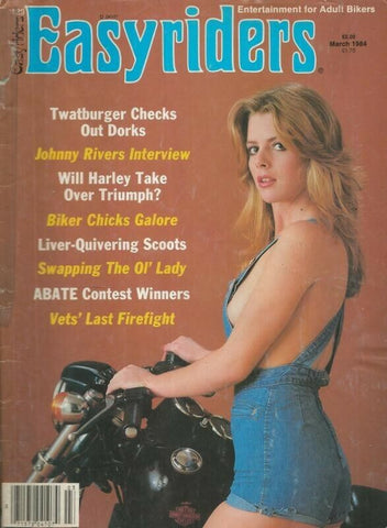 ORIGINAL Vintage March 1984 Easyriders Motorcycle Magazine 