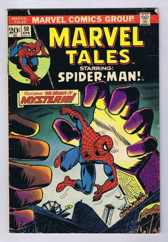 Marvel Tales #50 ORIGINAL Vintage 1973 Marvel Comics Reprints Spiderman 67