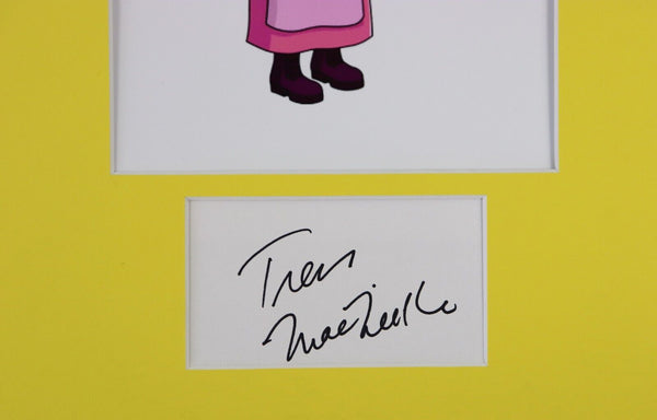 Tress Macneille Signed Framed 11x14 Photo Display AW Simpsons Crazy Cat Lady