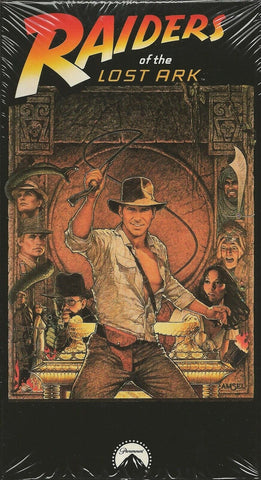 Raiders of the Lost Ark VINTAGE VHS Cassette Harrison Ford Karen Allen