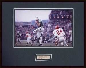 Don Maynard Signed Framed 11x14 Photo Display JSA Jets