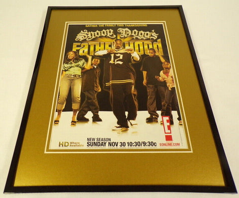 Snoop Dogg Father Hood 2008 E! Framed 11x14 ORIGINAL Vintage Advertisement