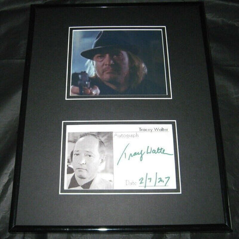 Tracey Walter Signed Framed 11x14 Photo Display JSA Batman '89 Bob