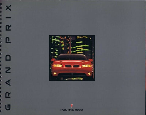 ORIGINAL Vintage 1999 Pontiac Grand Prix SE GT Sales Brochure Book