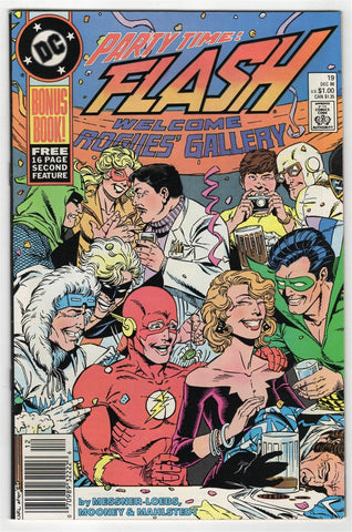 Flash #19 ORIGINAL Vintage 1988 DC Comics 