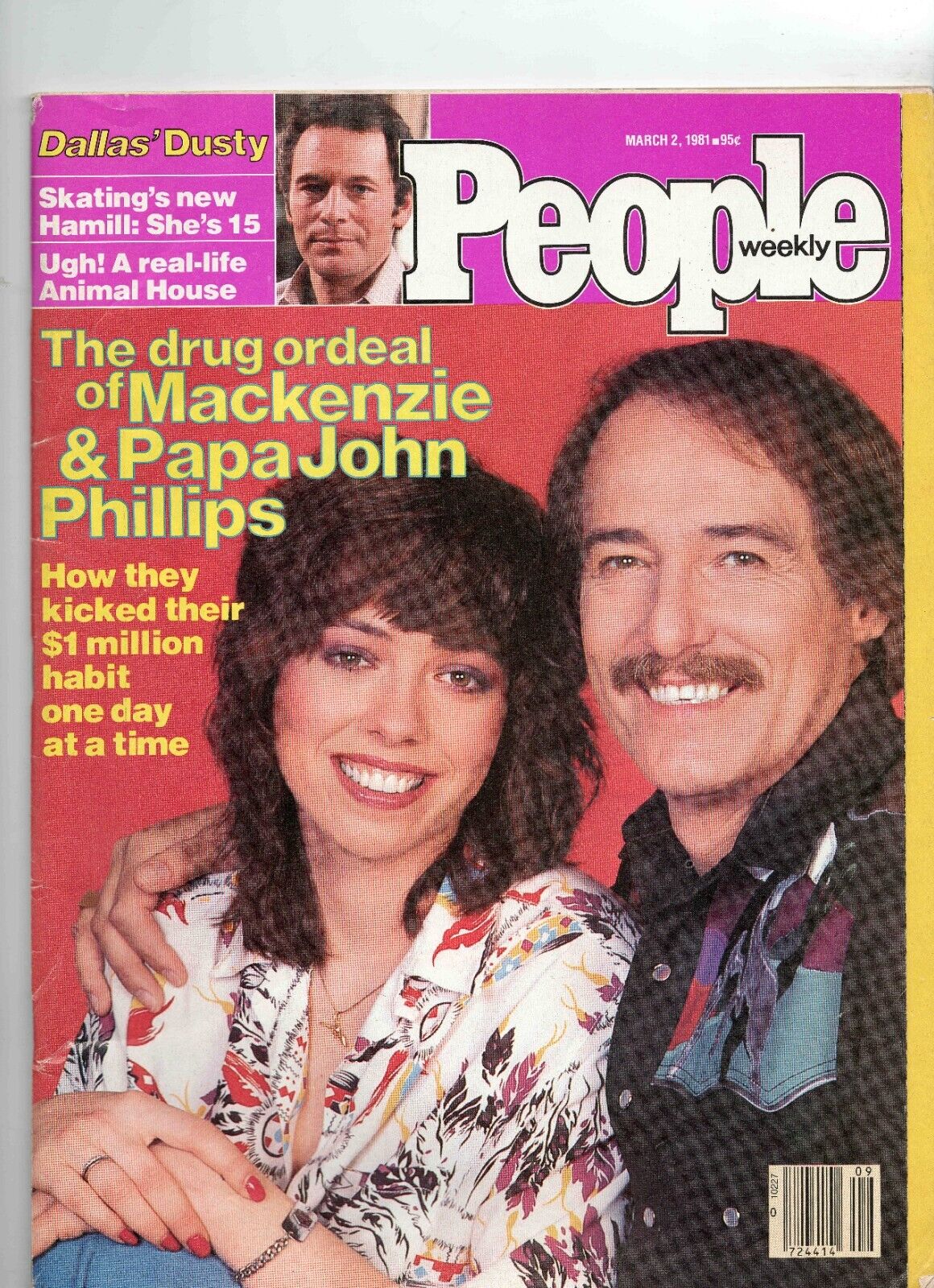 VINTAGE Mar 2 1981 People Magazine Mackenzie Papa John Phillips