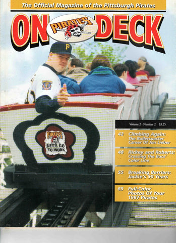 1996 SD Padres @ Pittsburgh Pirates Program Scored Jon Lieber