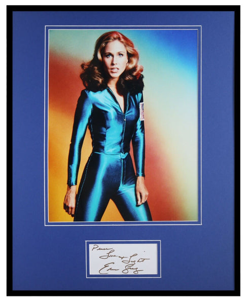 Erin Gray Signed Framed 16x20 Photo Display Buck Rogers 