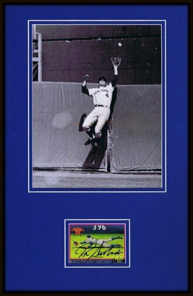 Ron Swoboda Signed Framed 11x17 Photo Display Mets