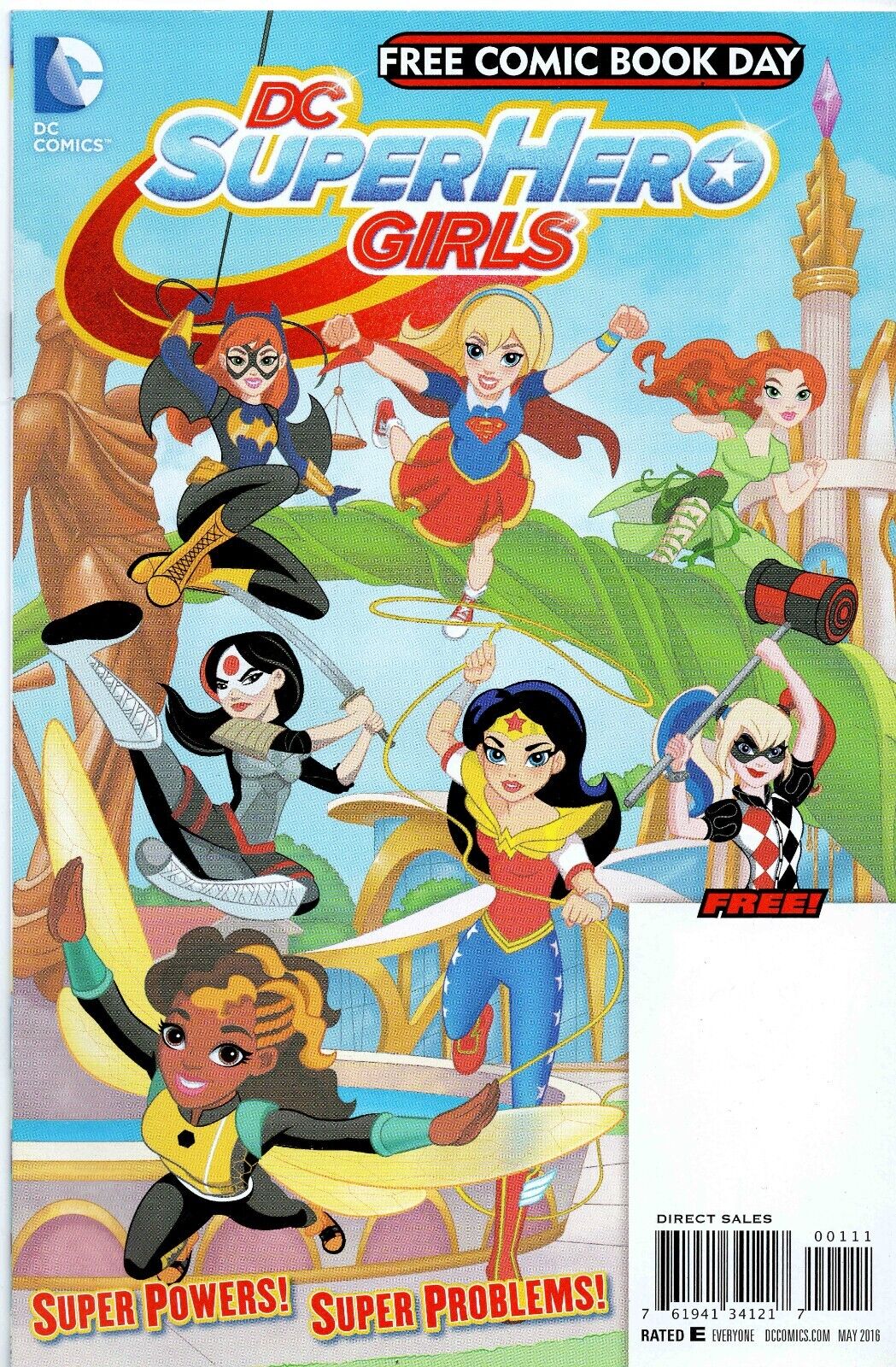 VINTAGE 2016 DC Superhero Girls #1 DC Comics FCBD Harley Quinn Wonder Woman