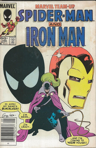 Marvel Team-Up #145 ORIGINAL Vintage 1984 Marvel Comics Iron Man Spiderman