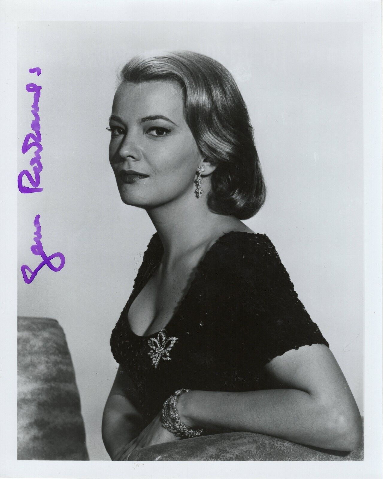 Gena Rowlands Signed 8x10 Photo JSA Gloria The Notebook