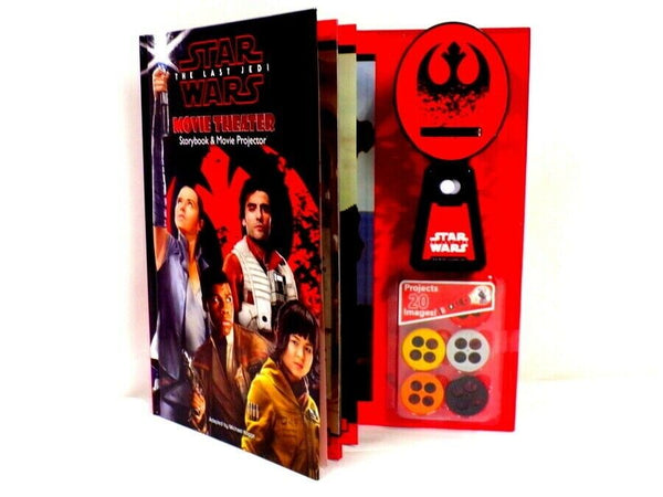 NEW Star Wars Last Jedi Movie Theater Storybook & Movie Projector