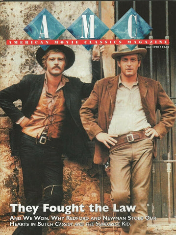 ORIGINAL Vintage July 1998 AMC Magazine Butch Cassidy Robert Redford