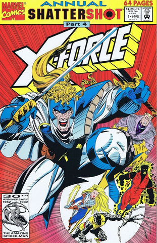 X Force Annual #1 ORIGINAL Vintage 1992 Marvel Comics 