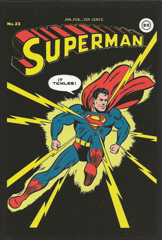 Superman #32 1945 4x5" Cover Postcard 2010 DC Comics Lightning Tickles