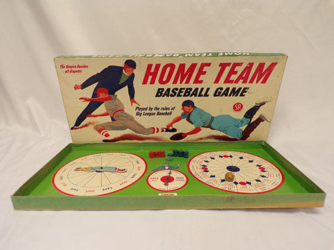 ORIGINAL Vintage 1948 Selchow + Righter Home Team Baseball Board Game