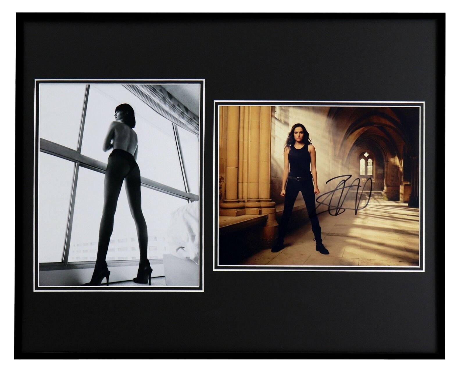 Zoey Deutch Signed Framed 16x20 Photo Set AW 