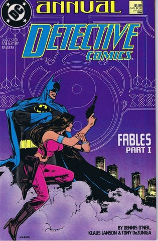 Detective Comics Annual #1 ORIGINAL Vintage 1988 DC Comics Batman 