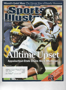 Sep 10 2007 Sports Illustrated Magazine Appalachian State Upsets Michigan