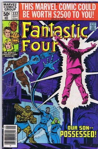 Fantastic Four #222 ORIGINAL Vintage 1980 Marvel Comics Newsstand