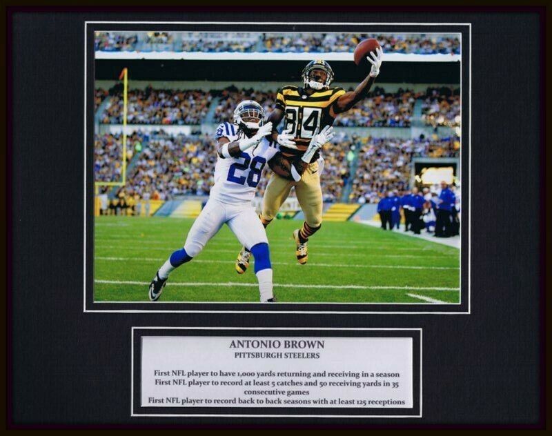 Antonio Brown Pittsburgh Steelers Framed 11x14 Photo Display 