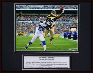 Antonio Brown Pittsburgh Steelers Framed 11x14 Photo Display 