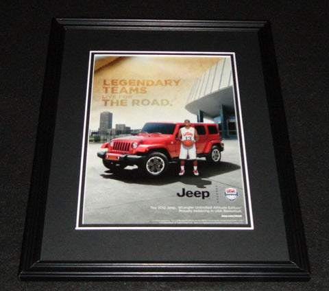 Chris Paul 2012 Jeep Wrangler Unlimited 11x14 Framed ORIGINAL Advertisement 