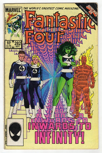 Fantastic Four #282 VINTAGE 1985 Marvel Comics She-Hulk