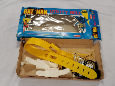 VINTAGE 1976 Remco Batman Utility Belt w/ Original Box