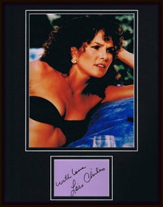 Lois Chiles Signed Framed 11x14 Photo Display JSA James Bond Girl 