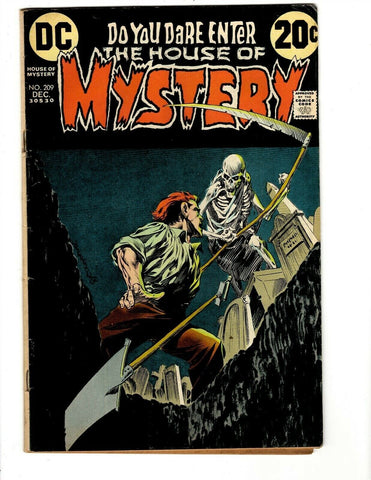 House of Mystery #209 ORIGINAL Vintage 1972 DC Comics 