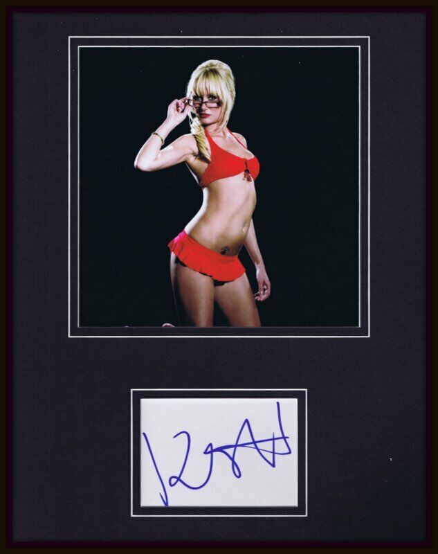 Kimberly Stewart Signed Framed 11x14 Lingerie Photo Display JSA